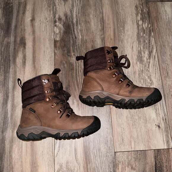 Keen Greta Waterproof Winter Boots Women size 5 snow freeze cold hiking outdoors - Picture 3 of 8